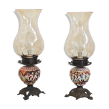 Capodimonte table lamps, 1950s, set of 2