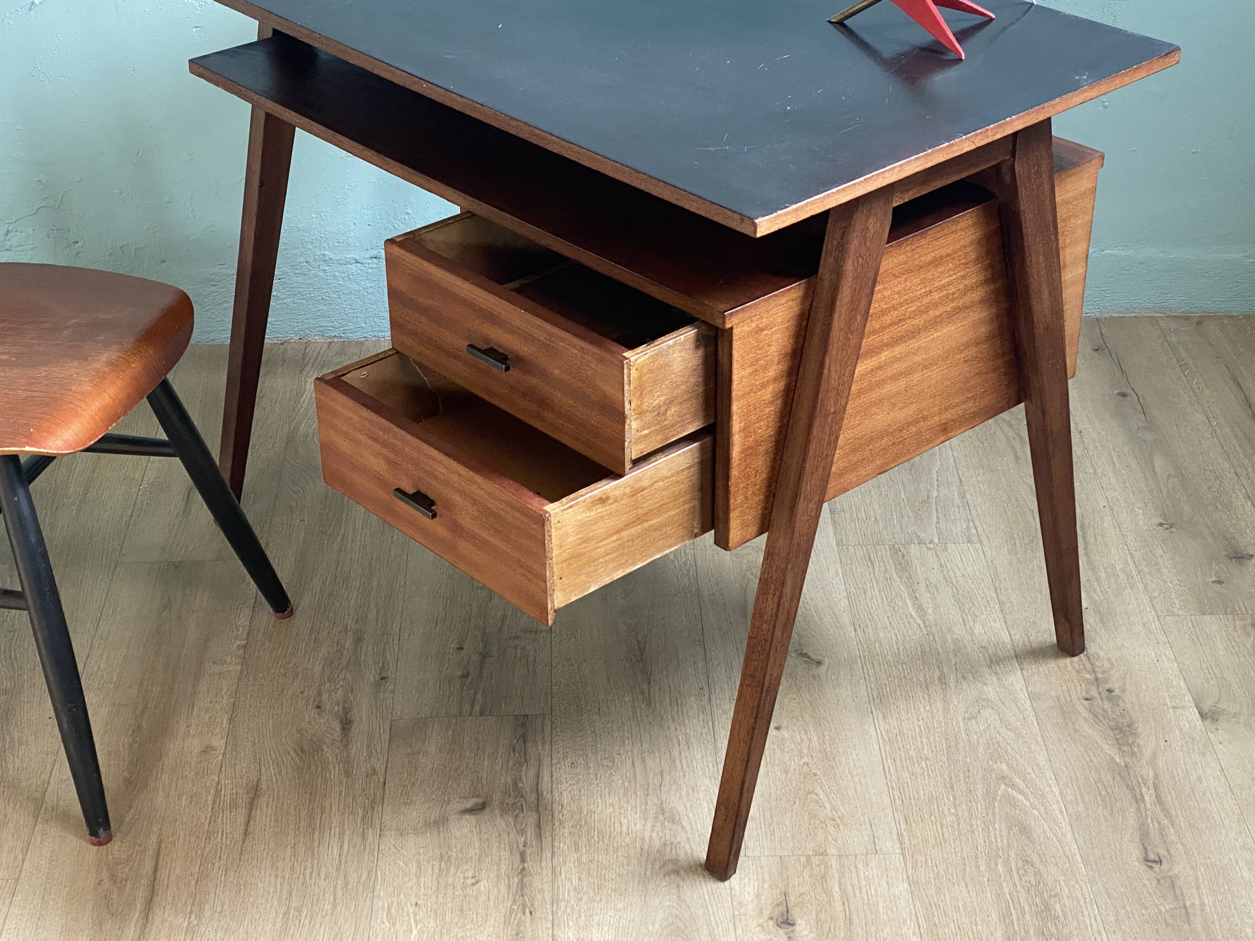 Small vintage desk from the 1950s