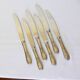 6 vintage knives in English silver metal hallmarked 2106273