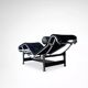 LC4 double ponyskin chaise longue by Le Corbusier for Cassina 1990s