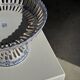 Fruit bowl with blue decorations in white earthenware from Malicorne Art H14