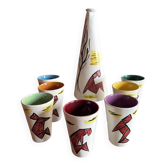 Orangeade service Vallauris (1950s/60s)