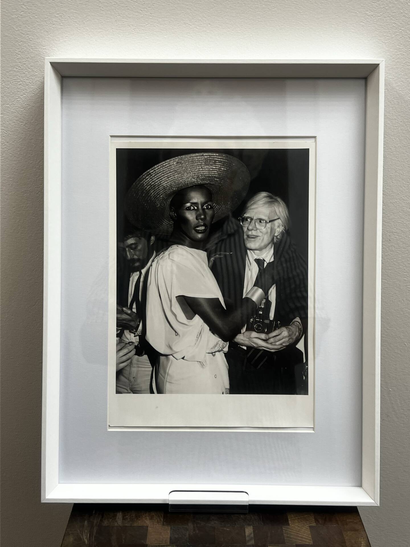 Ron Galella - Grace Jones & Andy Warhol, Studio54, 1978 Silver print