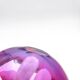 Pocket Glass Murano Flavio Poli Sommerso Fuchsia Blue 17cm