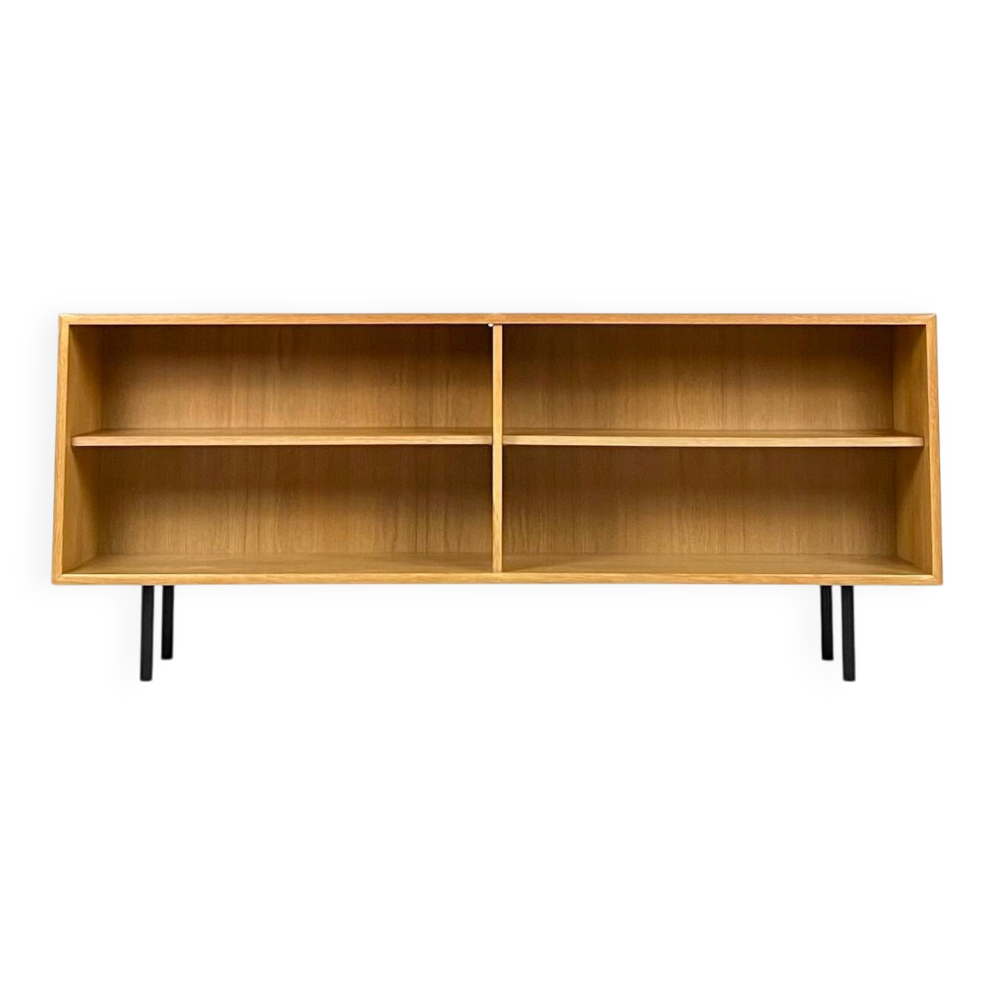 Vintage shelf sideboard lowboard bookcase WK oak mid-century