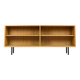 Vintage shelf sideboard lowboard bookcase WK oak mid-century