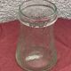 Olive or pickle jar in Biot bubble glass, hand-blown