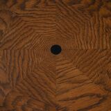 Art Deco Amsterdam School Sidetable in Oak and Ebony attributed t Napoleon