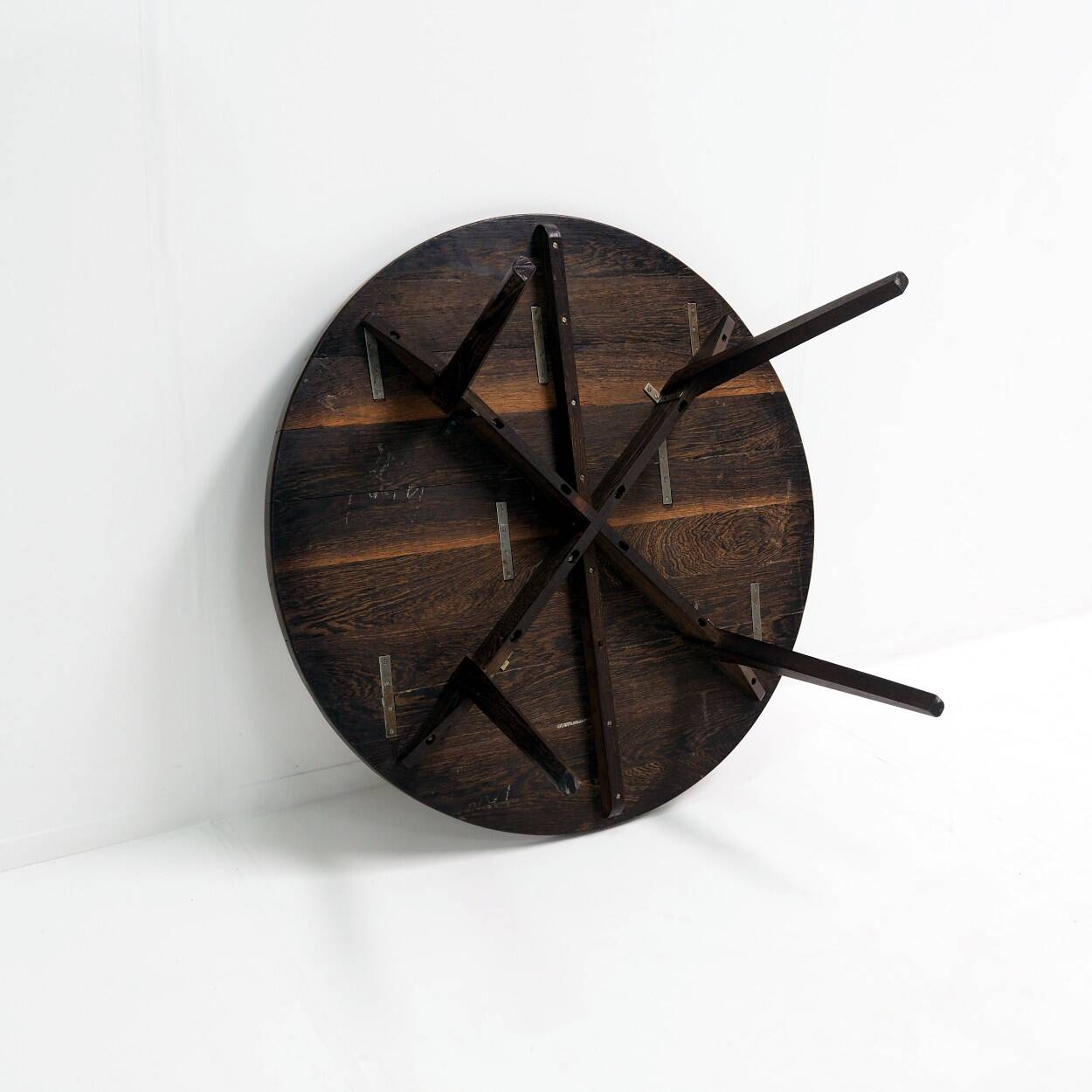 Rural Coffee Table with Contemporary Architecture, Solid Wenge Wood