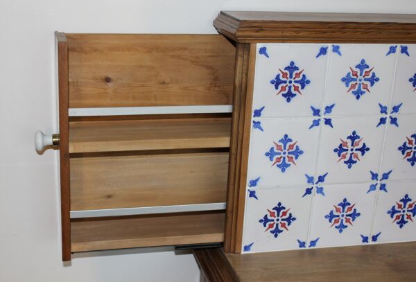 Meuble de toilette en pitchpin