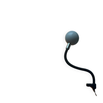 Cobra Snake clamp table lamp from the space age, 1970s