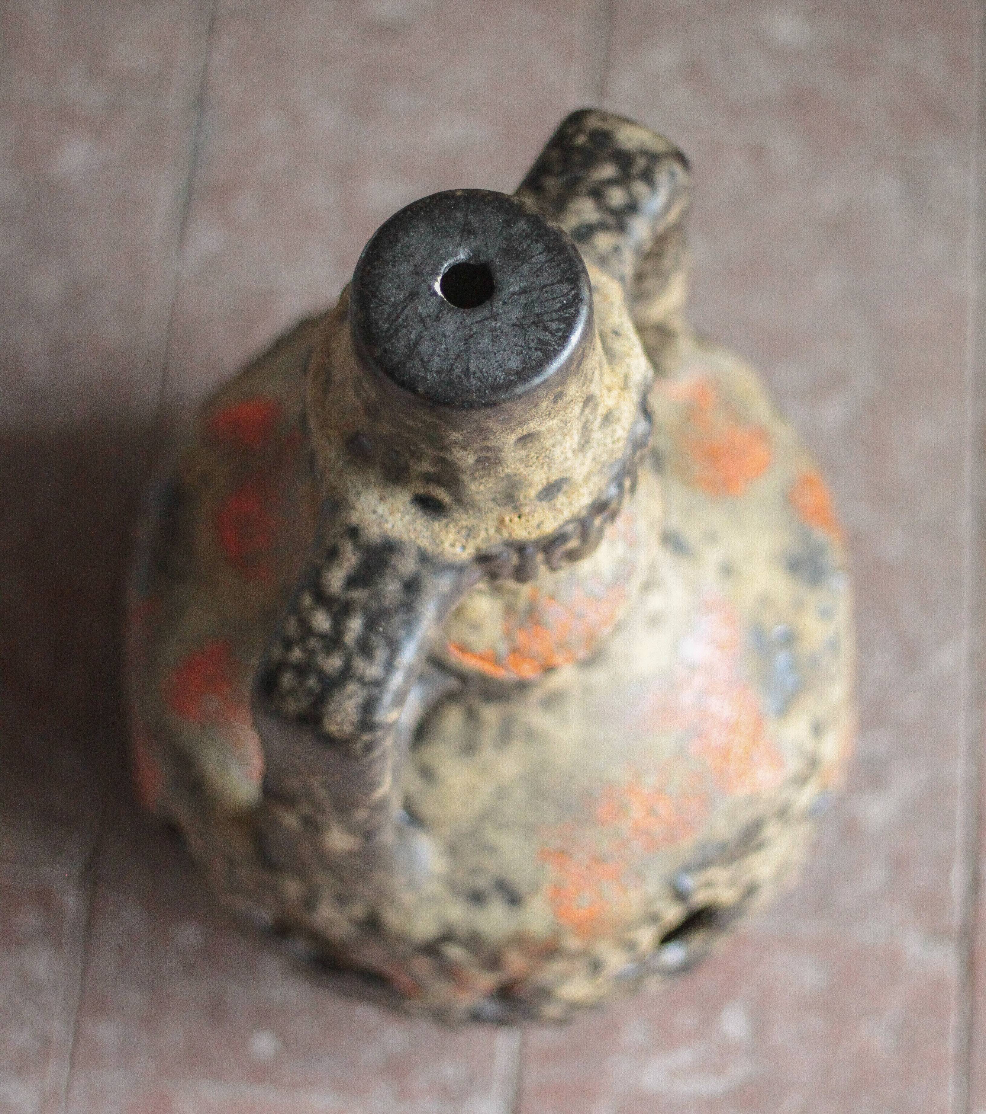 Vintage XL West Germany Lamp Base, Fat Lava Lamp, Ceramic Floor Lamp