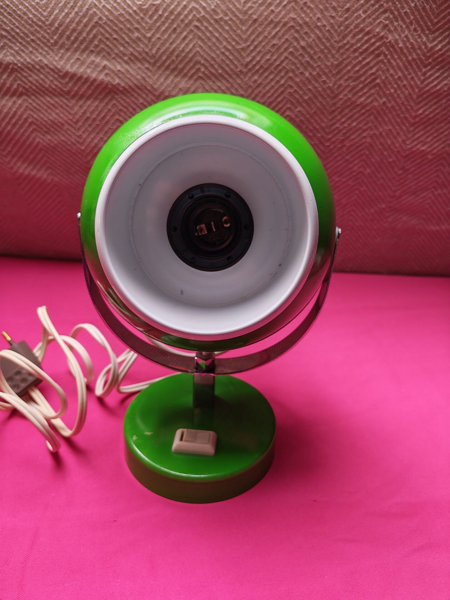 Green Eyeball Table Lamp – Space Age 1970s