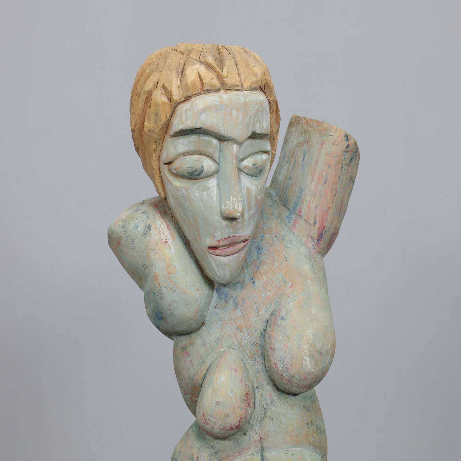 Carved wood sculpture by Tom de Munk-Kerkmeer, Australia, 1990s