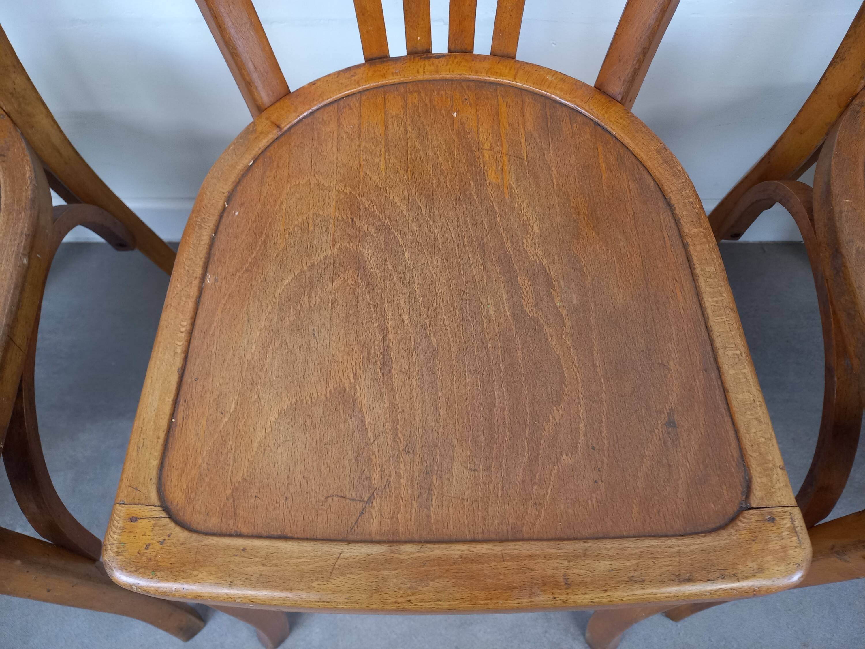 Chaises bistrot Luterma, set de 4