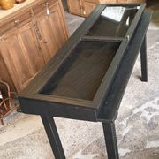 Antique display cabinet on legs