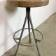 Grey Industrial Workshop Stool, 1960s