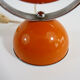 Lampe de bureau vintage eyeball orange, globe orientable. Année 60 70