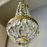 Small basket chandelier hot air balloon