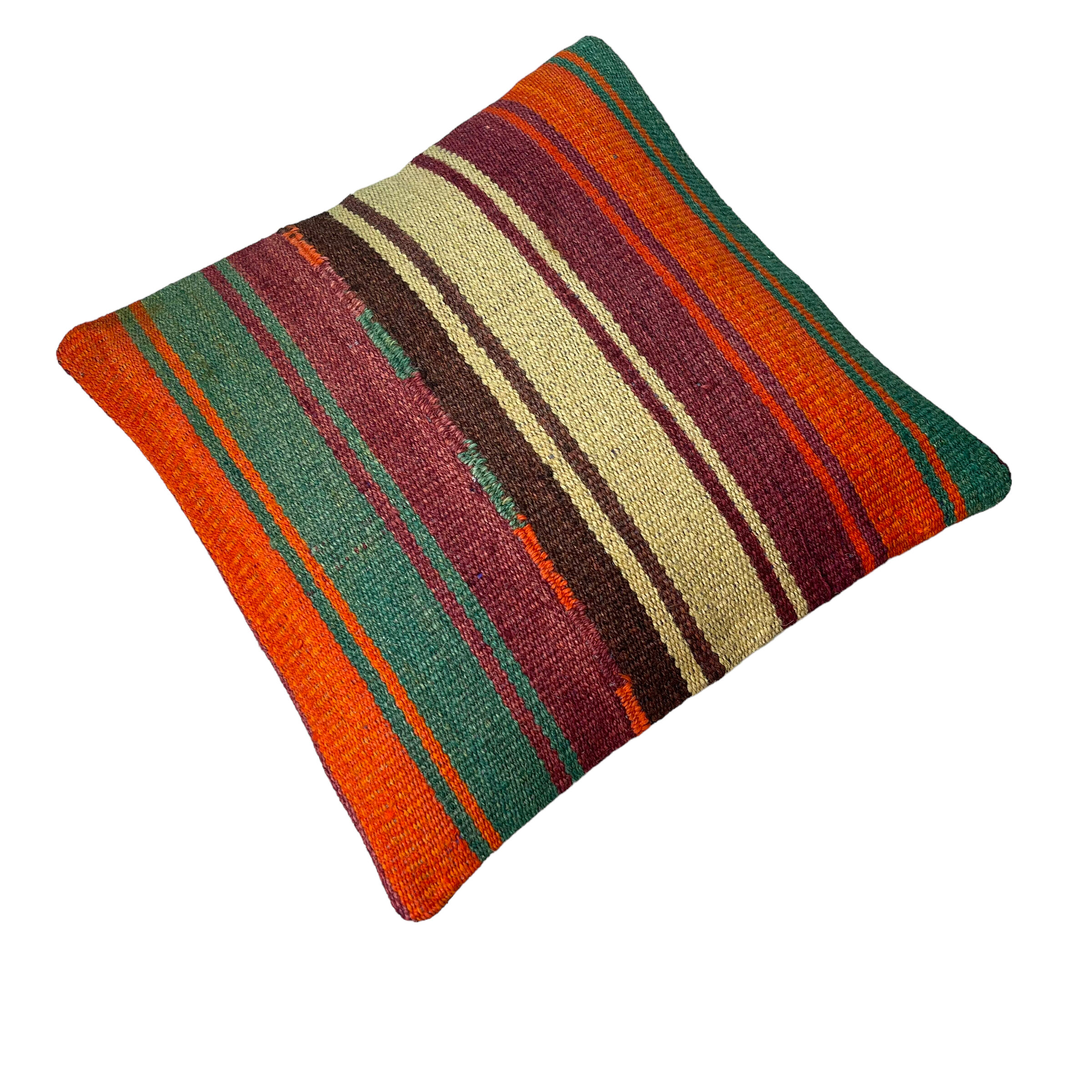 Vintage turkish Kilim cushion cover 40x40cm