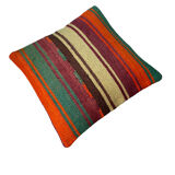 Vintage turkish Kilim cushion cover 40x40cm