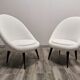 Paire de fauteuils mid-century restaurés