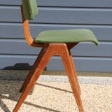 Robin Day chair "HILLESTAK" 1950 green