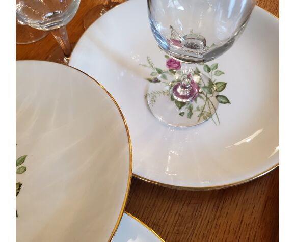 Flat plates collection "Pompadour" Gien