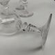8 large Baccarat crystal glasses, early 20th century.