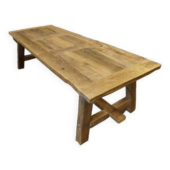 Century-old solid oak farm table 200 x 100 cm