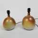 Set of two bedside ceramic lamps, Roland Zobel