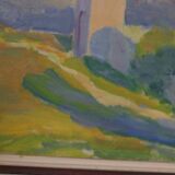 Original Swedish Oil on Canvas – “Summer Landscape” by A. Nyblom