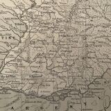 Old map of Paraguay - 1910