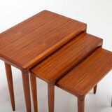 Nesting tables by H.W. Klein for Bramin, Denmark 1960s