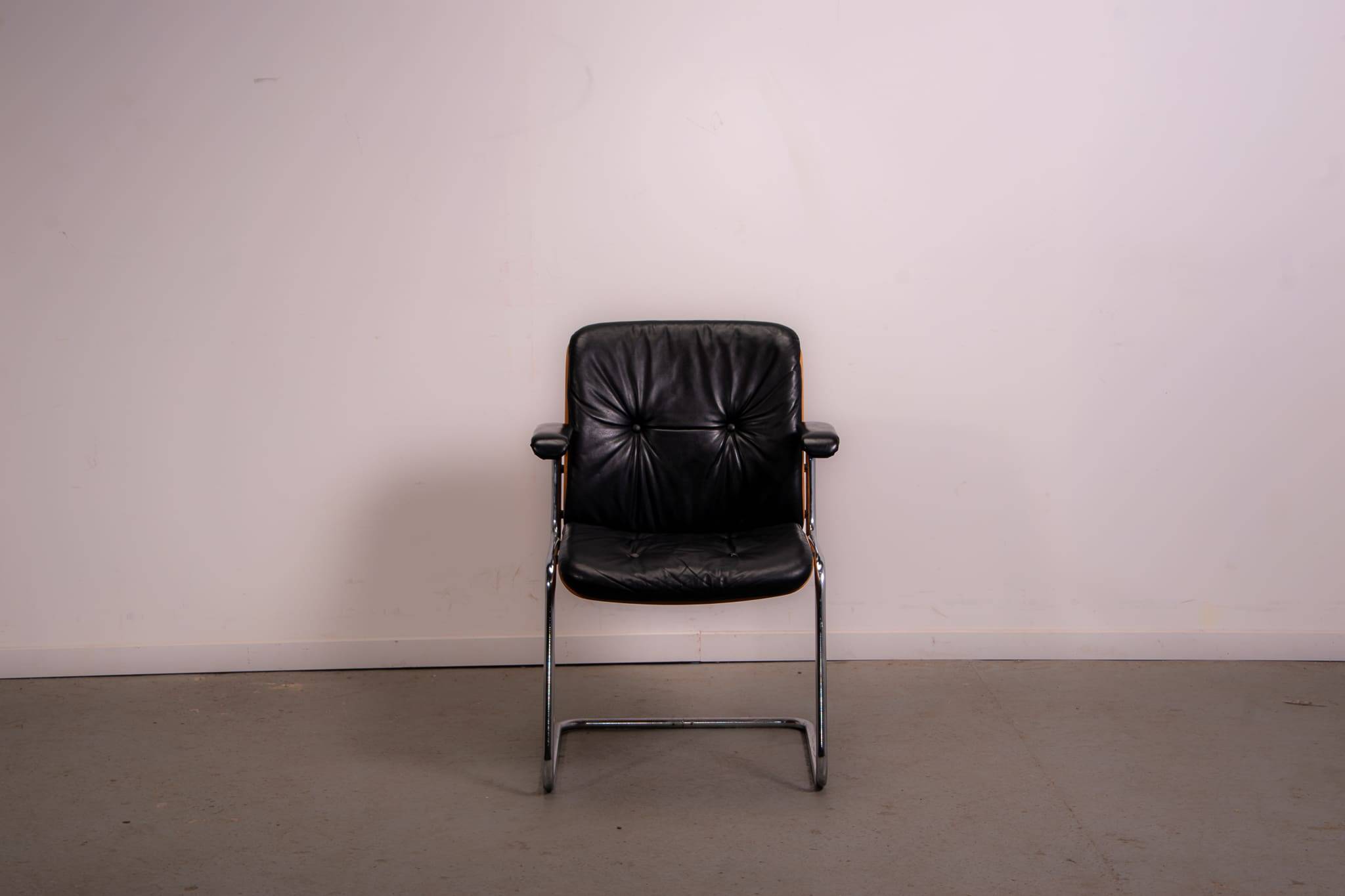 Chaise de réunion de bureau Karl Dittert pour Giroflex, vers 1986