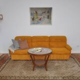 Yellow modular sofa, 1970s, set of 3