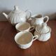 Tea set, pottery from Charolles by Jacques and Kira Molin. An