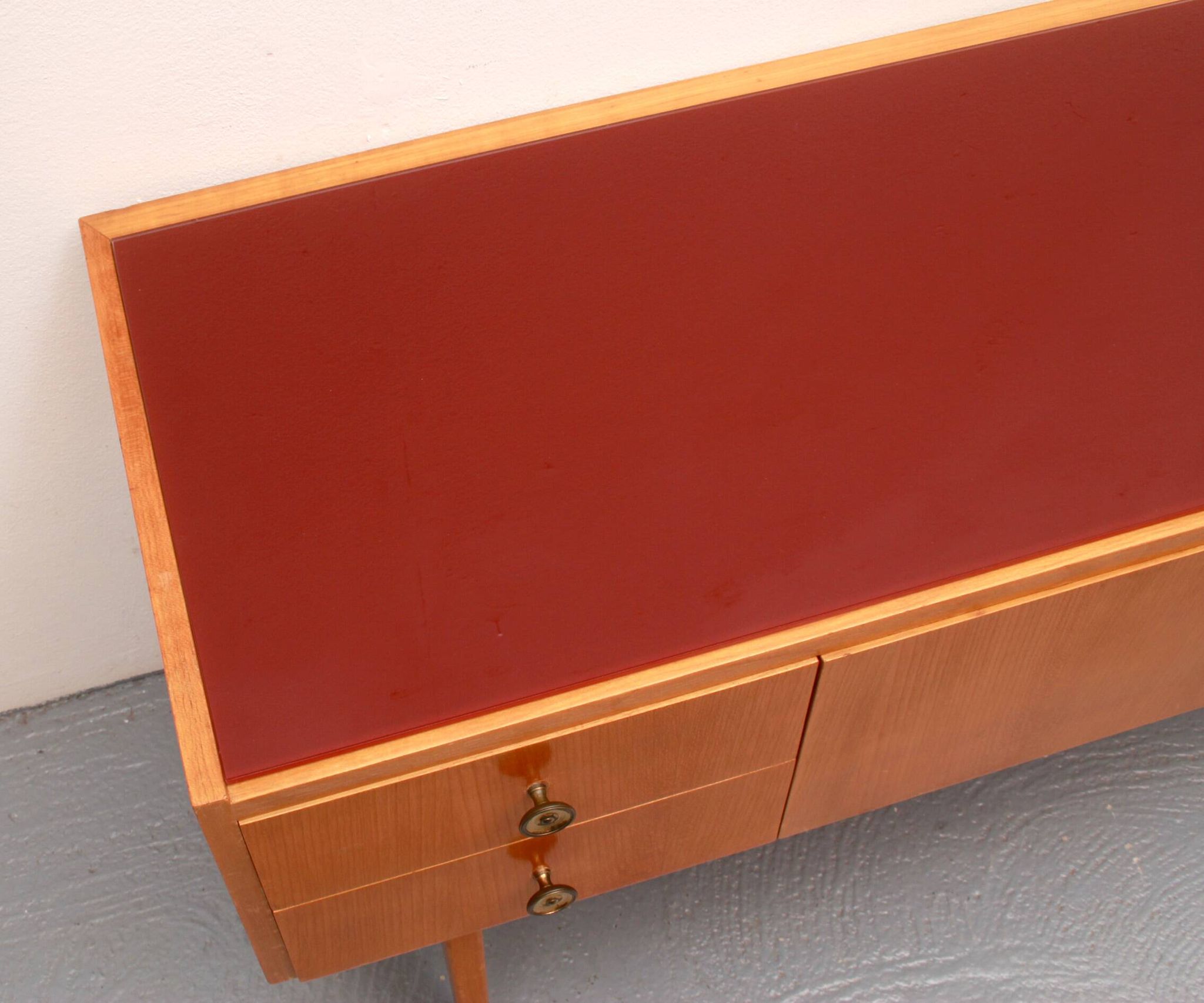 1950s chest of drawers in cherrywood by WK