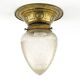 Ceiling lamp, Art Nouveau, frosted glass, Austria, 1930s