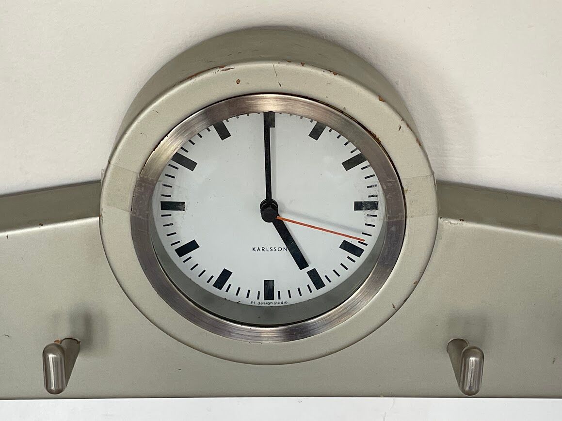 Karlsson clock and coat rack