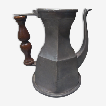 Old tin pitcher
