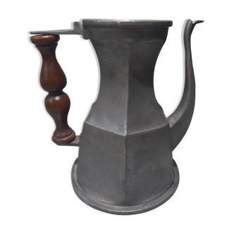 Old tin pitcher