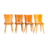 Suite of 4 baumann chairs Model Dove