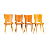Suite de 4 chaises Baumann modèle Dove
