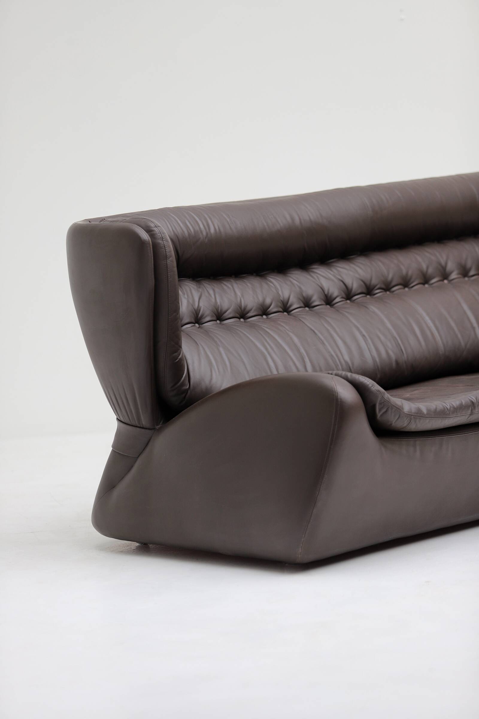 three-seat sofa model Pasha, manufactured in the 1970s by Durlet, Belgium.