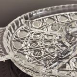 Plat 5 compartiments apéritif en cristal
