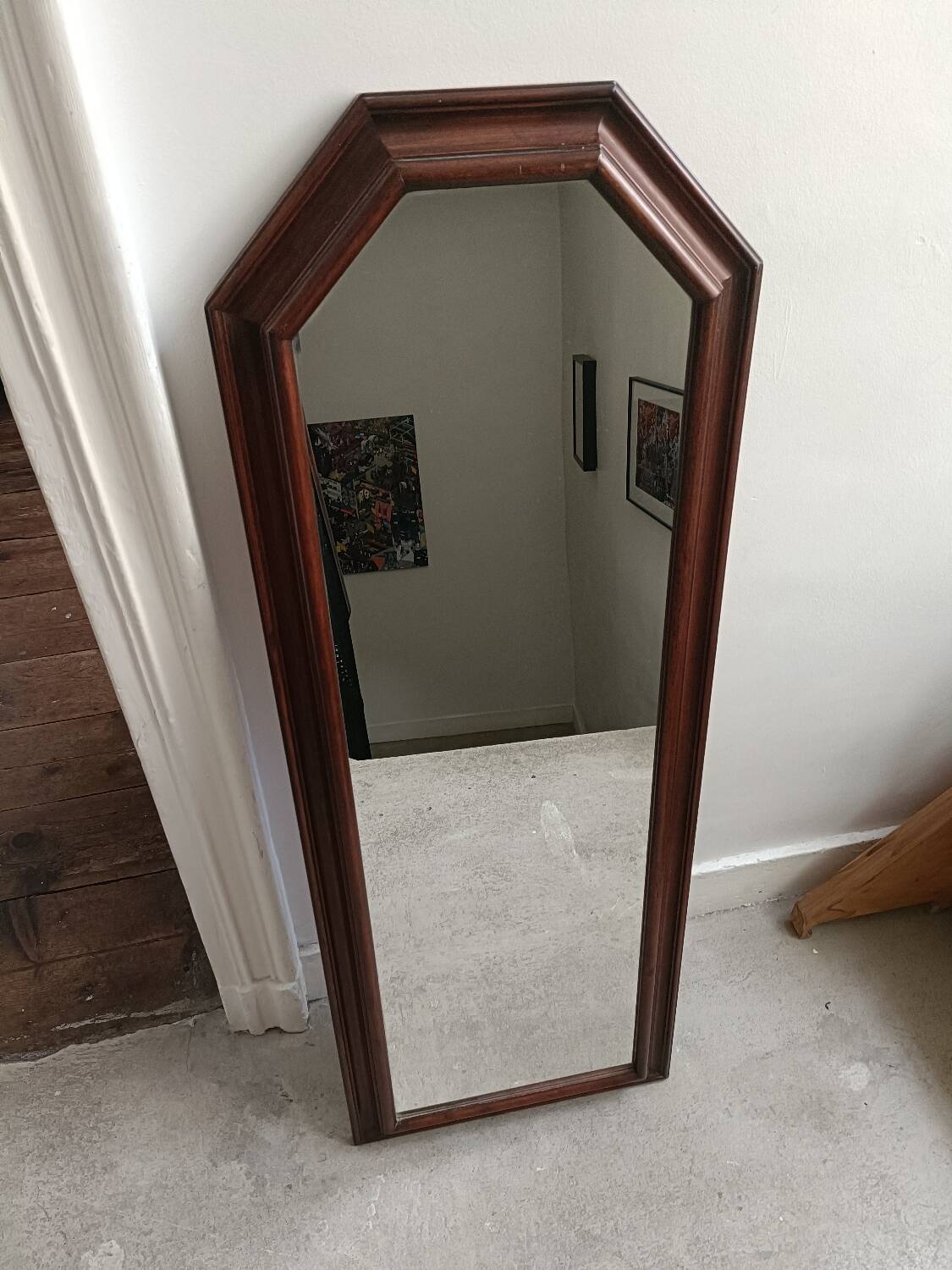 Rectangular vintage mirror