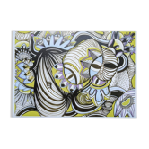Graphic illustration horus green
