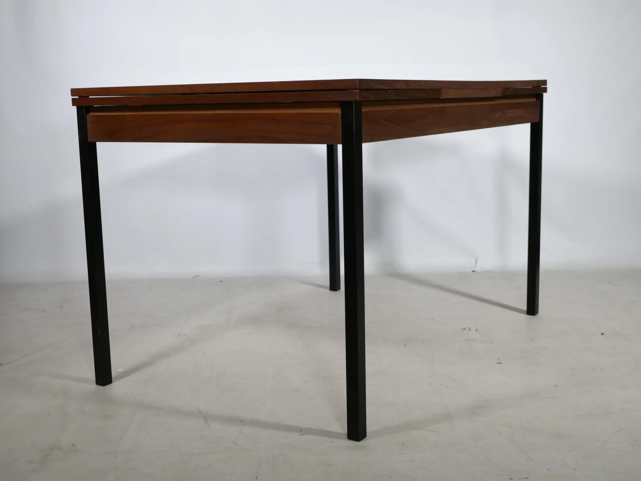 Mid Century Extendable Dining Table in Teak, 1960s
