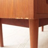 Vintage Danish teak secretary, Tibergaard by Gunnar Nielssen